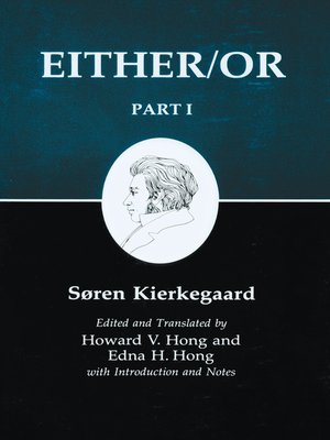 cover image of Kierkegaard's Writings, III, Part I